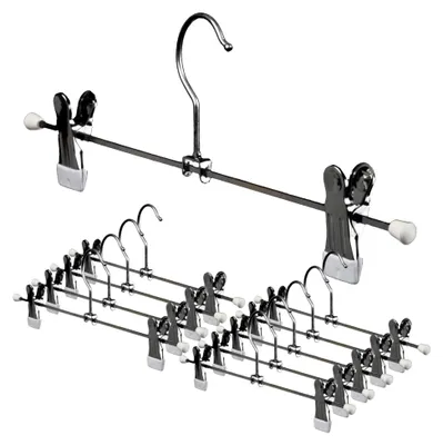 Produktbild von 10 Metall-Klammerbügel 30 cm breit, weiße Gummierung - 10 Stück