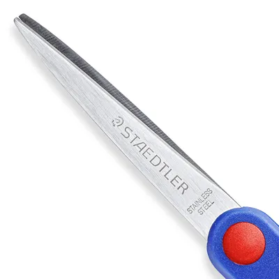 Produktbild von STAEDTLER Noris 965 Bastelschere Blisterkarte mit Schere, 17 cm Scherblatt