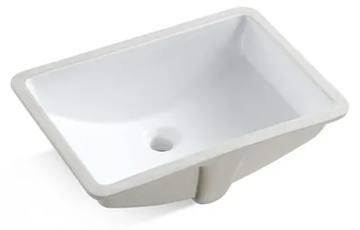 Produktbild von Waschbecken Keramik - Rechteckig - Unterbau - 548x390x210mm - Modern