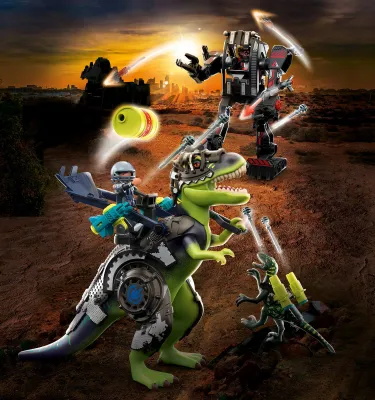 Immagine prodotto di PLAYMOBIL 70624 T-Rex: la battaglia dei giganti