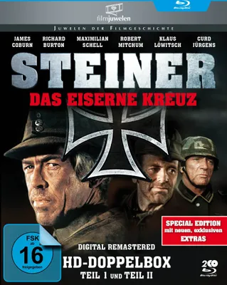 Obrázok produktu pre Steiner - Das Eiserne Kreuz 1&2 (BR) 2BR Min: DDWS   Doppelbox. 2 Blu-Rays