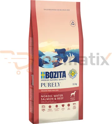 Immagine prodotto di Bozita 11kg Purley Adult Groß Lachs&Rind