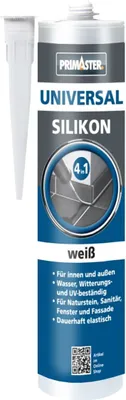 Produktbild von Primaster Universal Silikon 4 in1 weiß 300 ml
