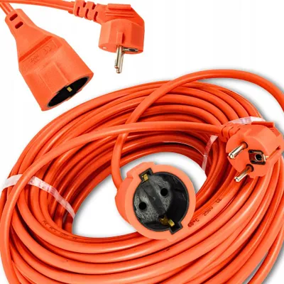 Produktbild von Elgotech Verlängerungskabel 30m Robust Orange Baustromkabel