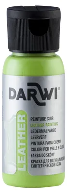 Image de Darwi DA0420050601C Peinture pour cuir Lime Green 50 ml 1 pièce