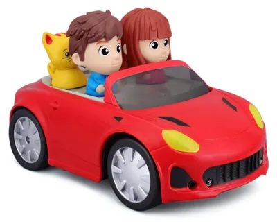 Produktbild von BB Junior - Ferngesteuertes Auto - Drive 'N Sort RC (rot, 21cm) Spielzeugauto Kinderauto Spielfiguren