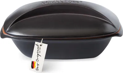 Produktbild von Römertopf Bräter CULINARIO für 4 Personen - 3 Liter Schmortopf mit Deckel aus Keramik – Zum Schmoren, Braten und Dampfgaren - Backofengeeignet