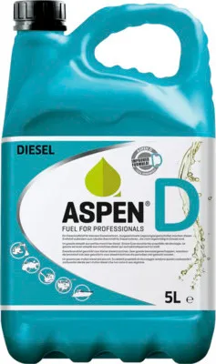 Produktbild von Alkylatdiesel Aspen fertig gemischt 5 L für Gartenmaschinen und Forstgeräte