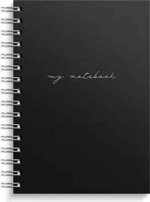 Produktbild von Burde Notizbuch Notes A5 Spiralgebunden Liniert 300 Seiten 70g Papier