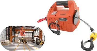 Obrázok produktu pre Elektrický navijak, nosnosť 500 kg, bezdrôtové diaľkové ovládanie, ergonomický dizajn