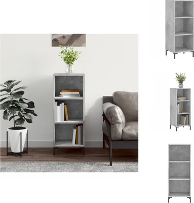 Produktbild von vidaXL Sideboard Betongrau 34,5x32,5x90 cm Holzwerkstoff -  Sideboards
