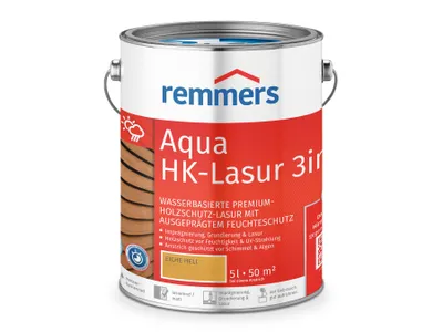 Produktbild von Remmers Aqua HK-Lasur 3in1 eiche hell (RC-365) 5 l, Holzlasur