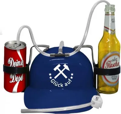 Produktbild von Trinkhelm Spaßhelm mit Printmotiv - Glück auf - 51674