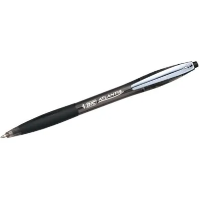 Obrázok produktu pre BIC Atlantis Premium Retractable Ballpoint Pen 0.32mm Line Black Pack 12