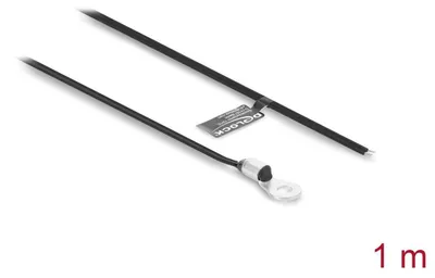 Produktbild von DeLOCK 91807, Verlängerungskabel, Schwarz, 1000 mm, 1 Stück(e)