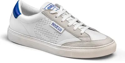 Produktbild von Sparco S-Time Freizeitschuh, weiß/blau  Größe 44