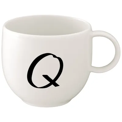 Produktbild von like. by Villeroy & Boch Letters Becher Q Premium Porcelain weiß 1016206116