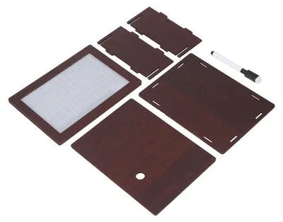 Image de Boîte de rangement pour économies avec compteur, défi de collecte de pièces, coffre-fort pour l'argent, étui de rangement, objet décoratif en bois, adapté à tous les âges, couleur marron foncé, capacité : 5000 dollars