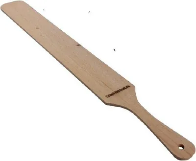 Produktbild von Yufka-Reispancake-Spatel in Holzform für 55 x 6 cm große Tortillablätter