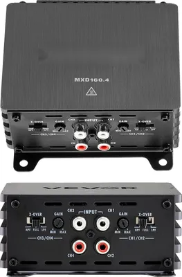 Immagine prodotto di Amplificatore per auto - 4 canali classe D - Ponticellabile - Max. 4 x 110 W a 4 ohm - Max. 4 x 160 W a 2 ohm - Alta potenza - Per auto, SUV, pickup, fuoristrada