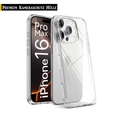 Produktbild von Für iPhone 16 Pro Max (6.9") - Transparent Schutzhülle Silikon Handy Hülle TPU Case Cover
