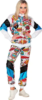 Produktbild von POP ART TRAININGSANZUG (Oberteil, Hose) Gr. L