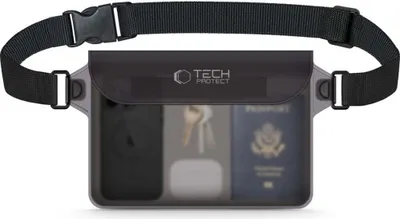 Obrázek produktu pro Tech-Protect Uwp10 Univerzální vodotěsné pouzdro 10 palců černé/čiré