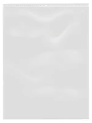 100 Zip-Beutel, transparent, 30x40 cm, wiederverschließbar