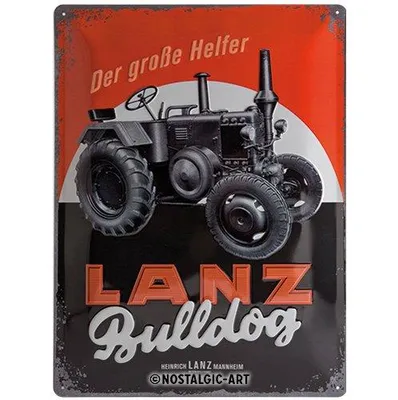 Obrázek produktu pro Nostalgic-Art - Plechový talíř 30 x 40 cm - Lanz - Buldok