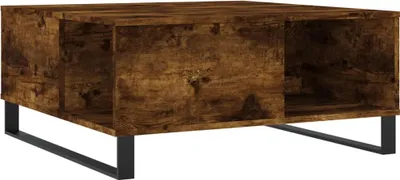 Obrázek produktu pro vidaXL Konferenční stolek Smoked Oak 80x80x36,5 cm výrobek ze dřeva