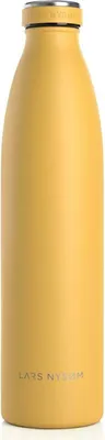 Produktbild von LARS NYSØM Trinkflasche Edelstahl | BPA-freie Isolierflasche | Auslaufsichere Wasserflasche für Sport, Fahrrad, Hund, Baby, Kinder 1000ml Spicy Mustard