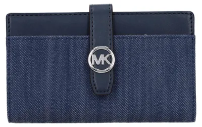 Produktbild von Michael Kors Geldbörse aus Stoff in Blau