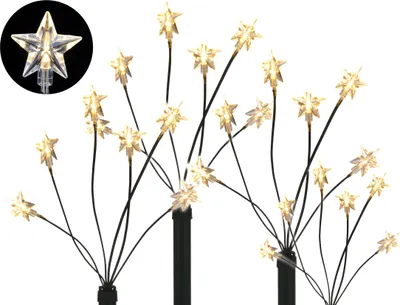 Produktbild von 3.12 LED Gartenleuchtstäbe STERN 4er Set - mit Netzteil