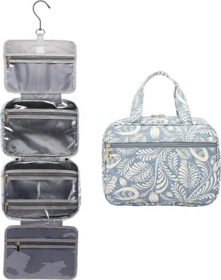 Image de Trousse de toilette femme LOVEVOOK étanche pliable avec crochet rotatif à 360° 28x20x11cm