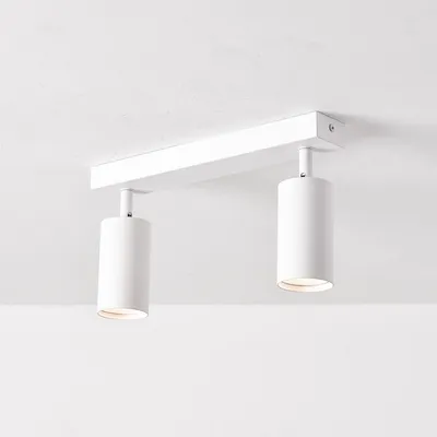 Produktbild von LED 2-flammig Deckenleuchte schwenkbar TWIN mattweiß