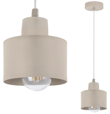 Produktbild von Pendelleuchte PANTA Kaschmir E27 1-flammig – Moderne Hängelampe für Wohnzimmer Esszimmer