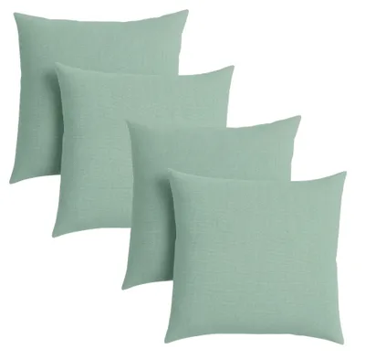 Produktbild von sleepling - 4er Set Sofakissen, 40 x 40 cm, Dekokissen, Kopfkissen, türkis