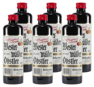 Produktbild von Birkenhof Westerwälder Obstler (6 x 0,35L)