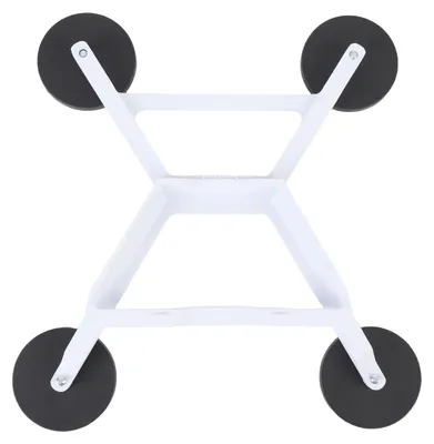 Image de Support magnétique de toit pour voiture, 80 kg : support de toit magnétique à fixation rapide en alliage d'aluminium pour camping-cars, caravanes, véhicules de camping, camions, bateaux et yachts - Blanc