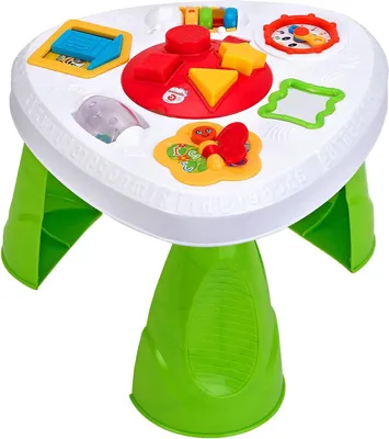 Productafbeelding van Activiteitstafel Spel - Baby Speelgoed - Ontwikkeling Stimuleren - Vormen en Geluiden - 40 x 13 x 38 cm - Multicolor
