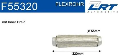 Produktbild von LRT F55320 Flexrohr Abgasanlage Auspuffrohr