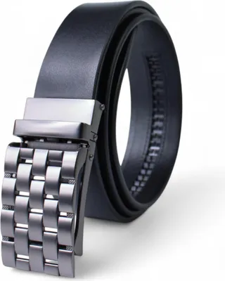 Produktbild von FRONHOFER Ledergürtel Herren mit moderner Schnalle, kürzbar, 3,5 cm, Automatikgürtel Ratsche