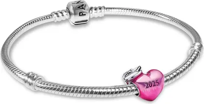 Pandora 28506 Damenarmband Starter-Set Pinkfarbener 2025 Abschluss Herz-Charm 1
