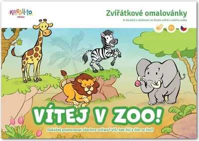 Obrázok produktu pre Zvieratkové omaľovánky / Vitaj v ZOO!