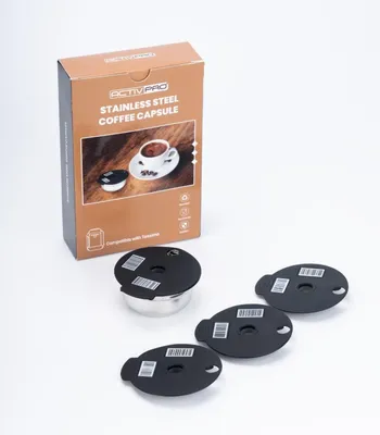 Immagine prodotto di Capsule riutilizzabili per caffè - confezione da 4 pezzi, compatibili con Bosch Tassimo
