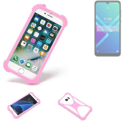 Produktbild von K-S-Trade Handy Hülle kompatibel mit Wiko Y82 Schutz Hülle Bumper Silikon Schutz Hülle Cover Case Silikoncase Silikonbumper TPU Softcase