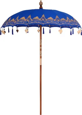 Produktbild von Balinesischer Sonnenschirm Blau 185 x 185 x 260 cm