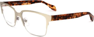 Produktbild von Alexander McQueen RX Glasses AMQ 4257 8SN 53 17 140 Matte Silver Black