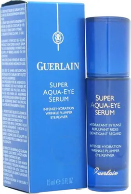 Produktbild von Guerlain Super Aqua-Serum, Augenserum, 15 ml, Frauen, Anti-Falten, Feuchtigkeitsspendend, Aufpolsterung, Klärend, Auffrischend, Glättend, Weichmachend, Universal, Aqua (water), caprylic/capric/succinic triglyceride, glycerin, cetearyl isononanoate, pentylene...
