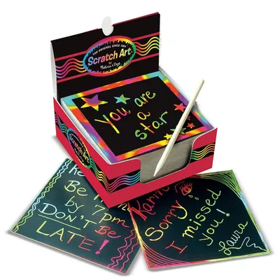 Productafbeelding van Melissa & Doug krastekeningen regenboog 125 stuks